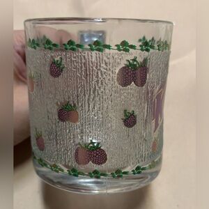 Knott's Berry Farm Coffee Tea Clear Mug with Boysenberry Design